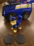 Psi Patrol Duży pojazd transformujący Chase + piesek i akcesoria