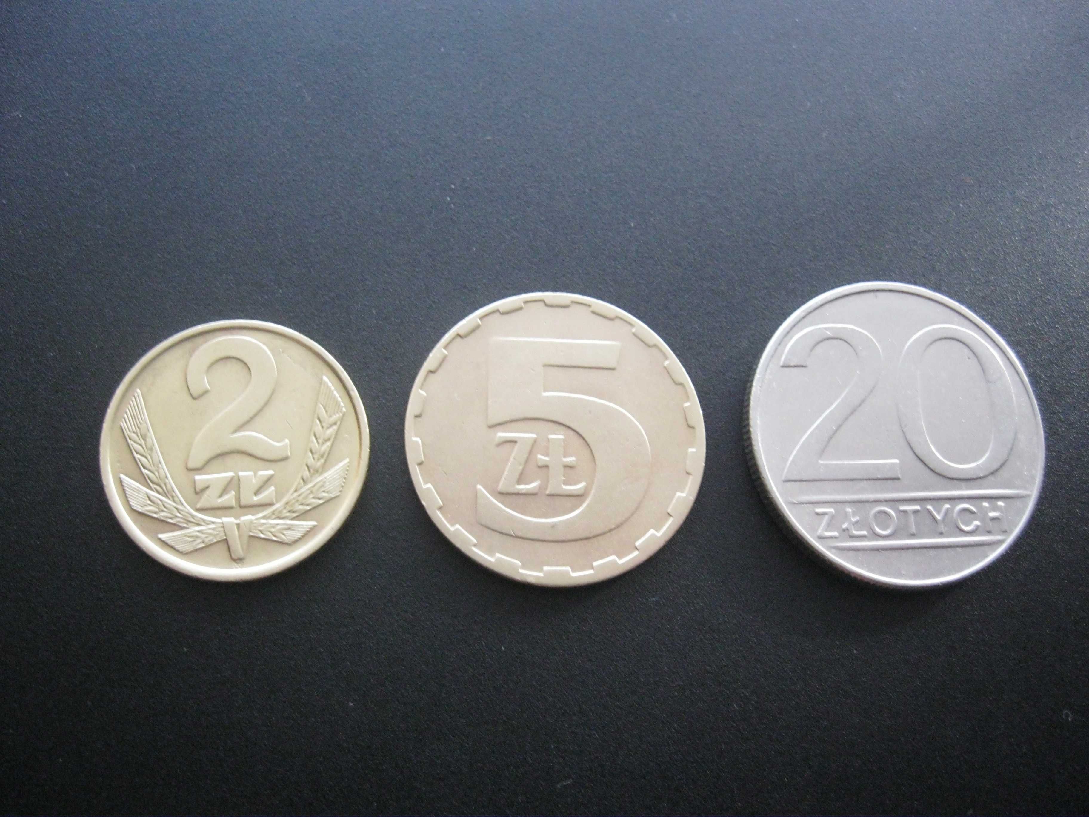 Польша набор монет 1976-1988 старый дизайн Польща набір монет 1976-88