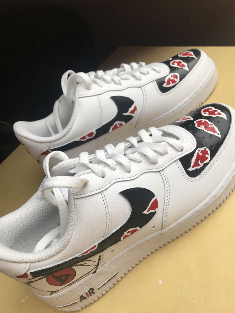 Buty Air Force 1 custom Naruto - Akatsuki