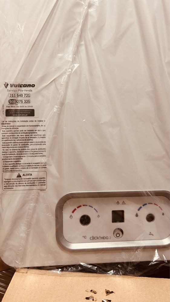 NOVO - Vulcano - esquentador gas butano 14 litros