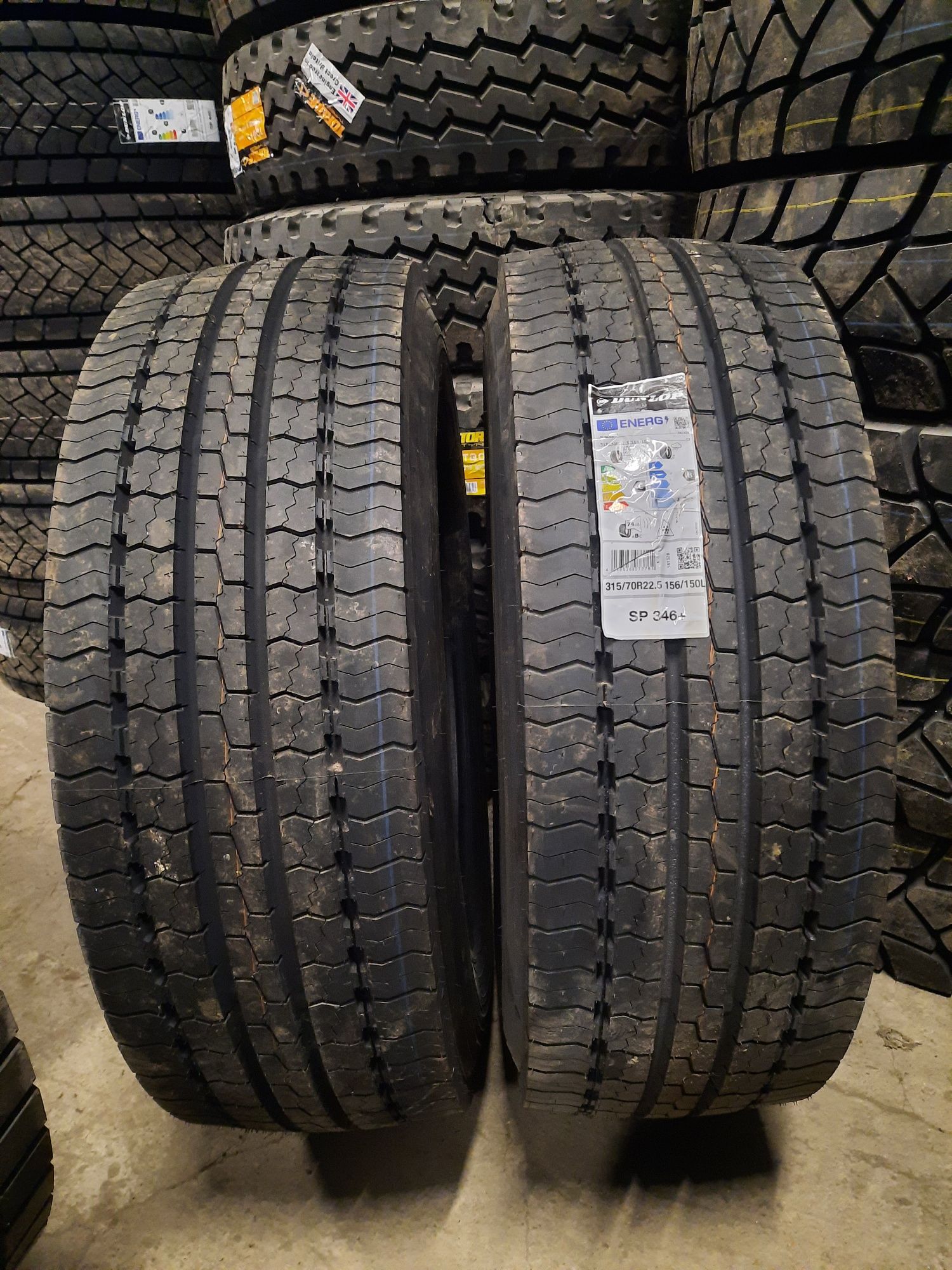 Opony nowe 315/70 R22,5 Dunlop SP 346 Plus Prowadząca