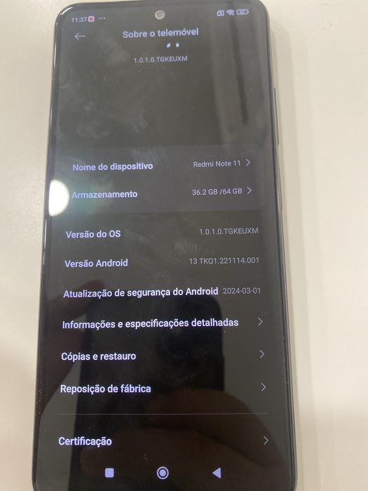 Vendo redmy como novo usado apenas 1 mes