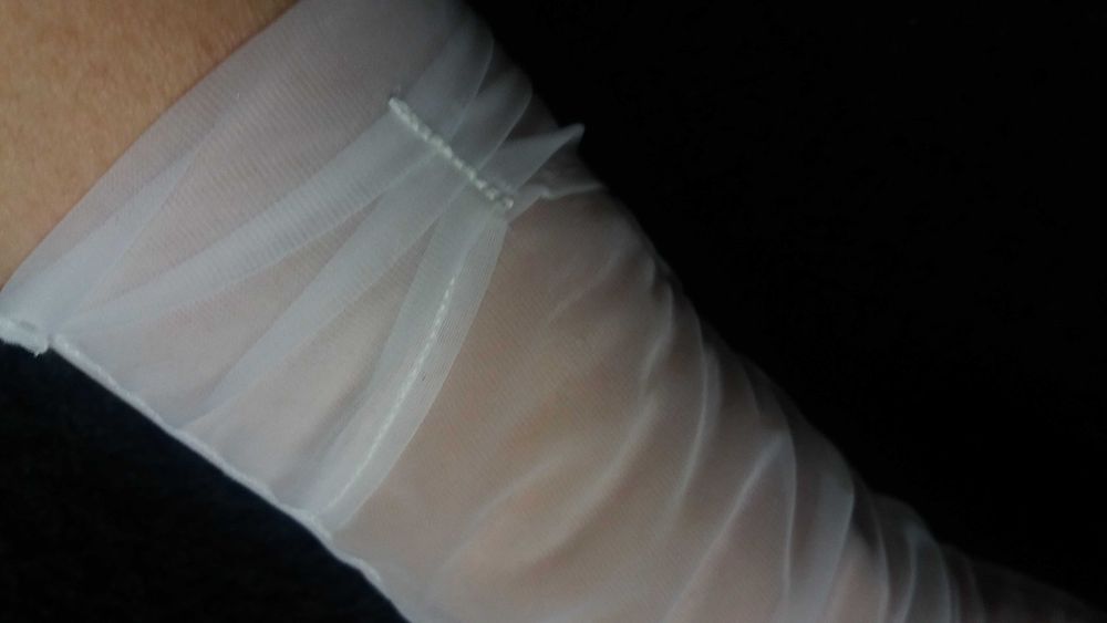 Rękawiczki transparentne mitenki