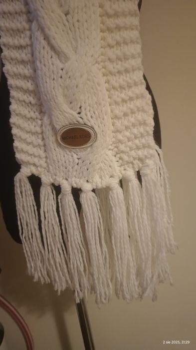 Komplet czapka szalik ala Michael Kors