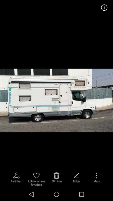 Autocaravana com beliche, motor iveco 2.5