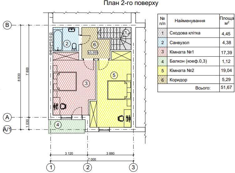 Таунхаус з гаражем, 3 поверхи, 145м.кв.