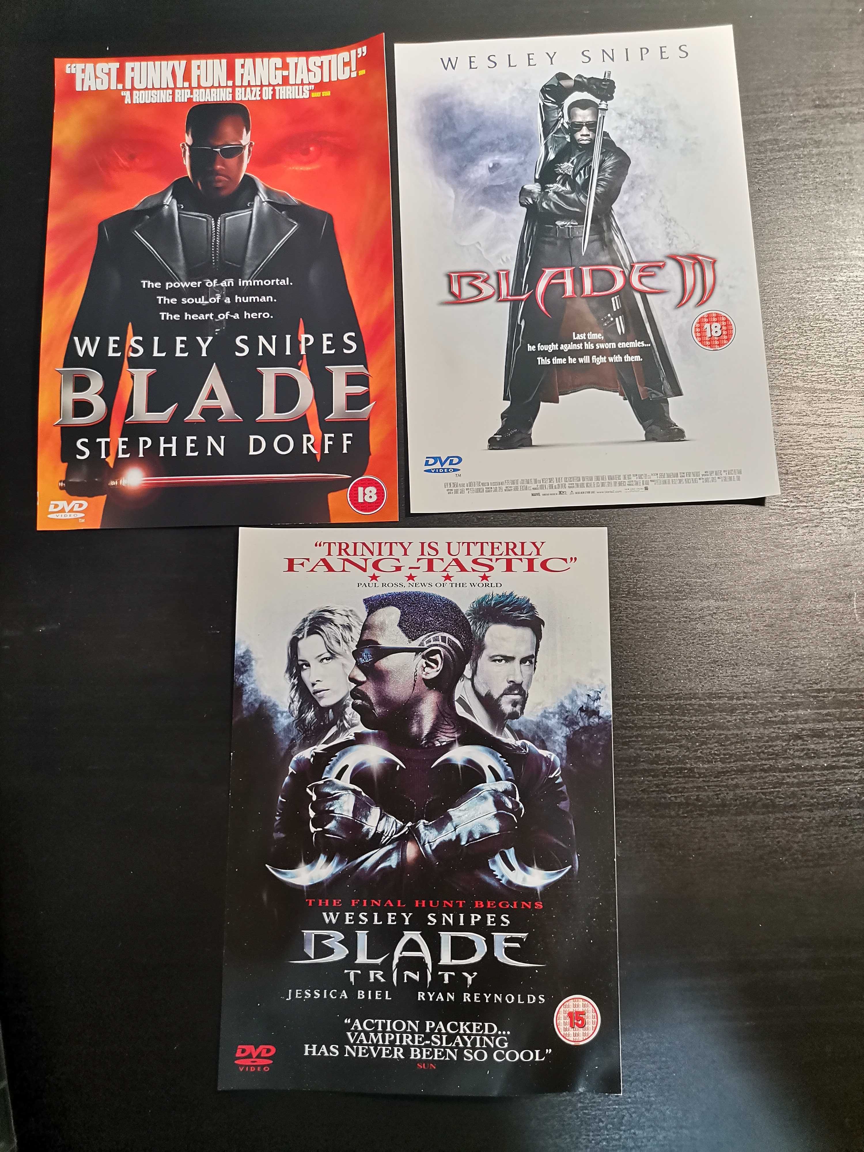 Trilogia Blade (Blade, Blade II e Blade Trinity) + extras