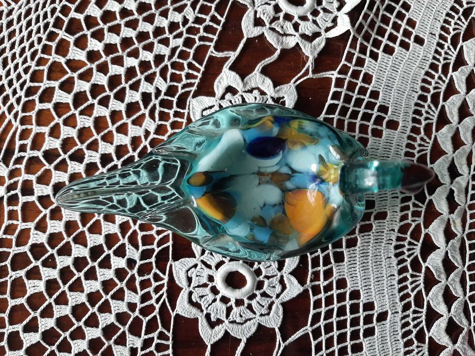 Łabędż popielniczka lub ozdobny PRL