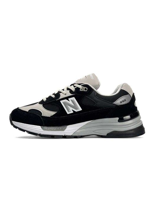 РОЗПРОДАЖ! New Balance 992 Black Beige 41 42 43 44 45 46 нюбіки