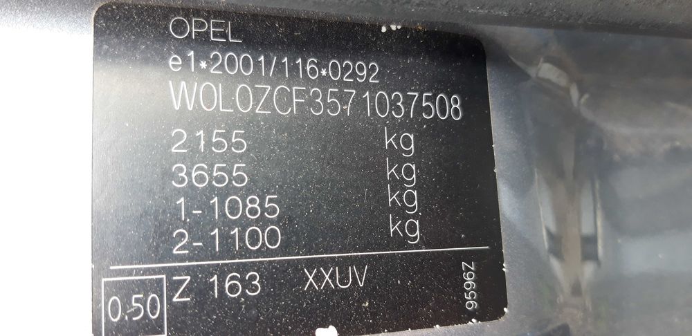 Opel Vectra C Lift 1,9 CDTI 150 KM Xenon Manual Kombi Z163