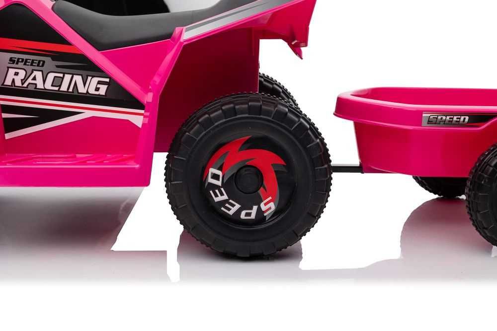 Autko na akumulator QUAD Z PRZYCZEPĄ auto jeździk pojazd elektryczny