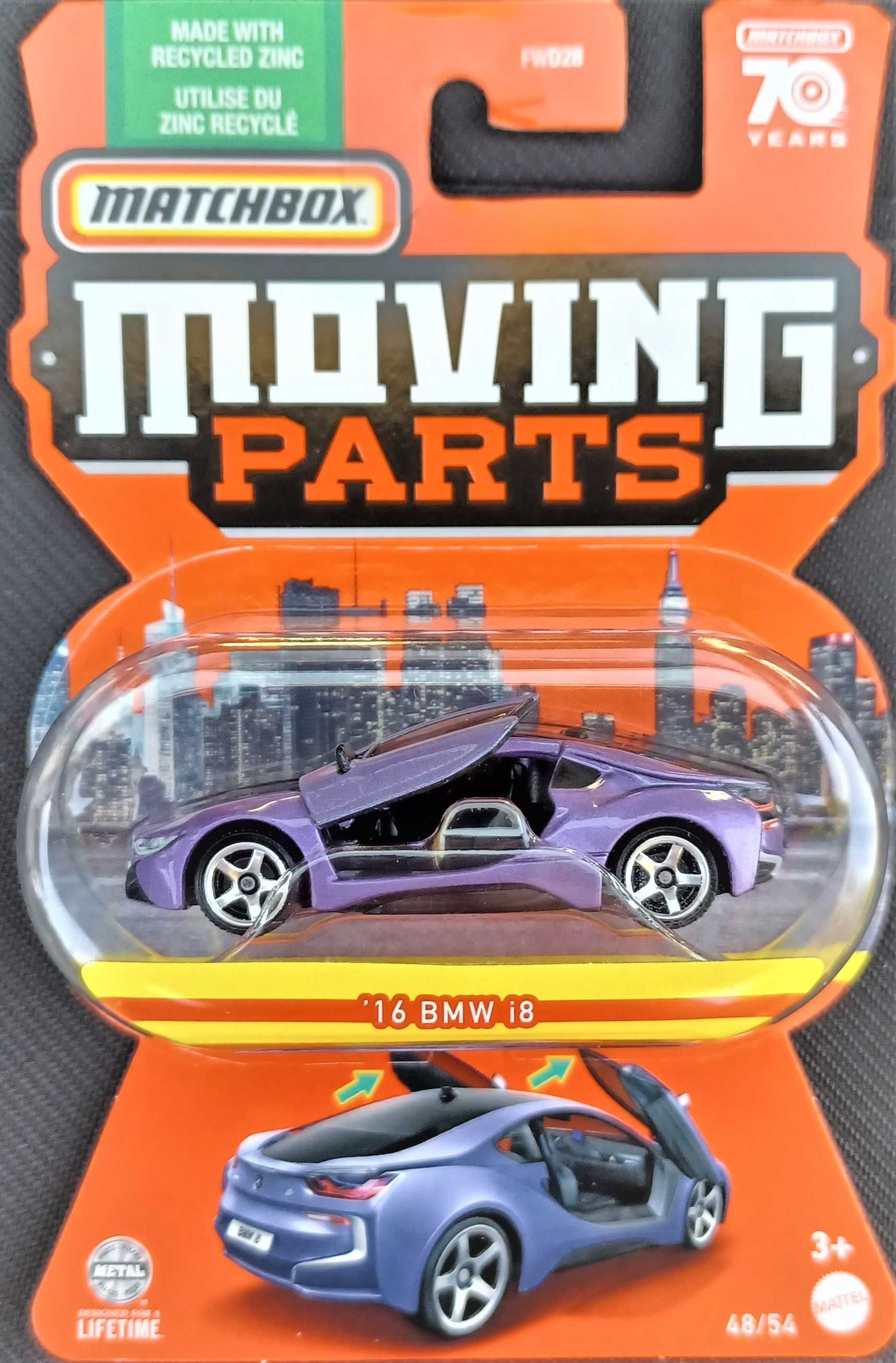 Matchbox`16 BMW i8 Moving Parts