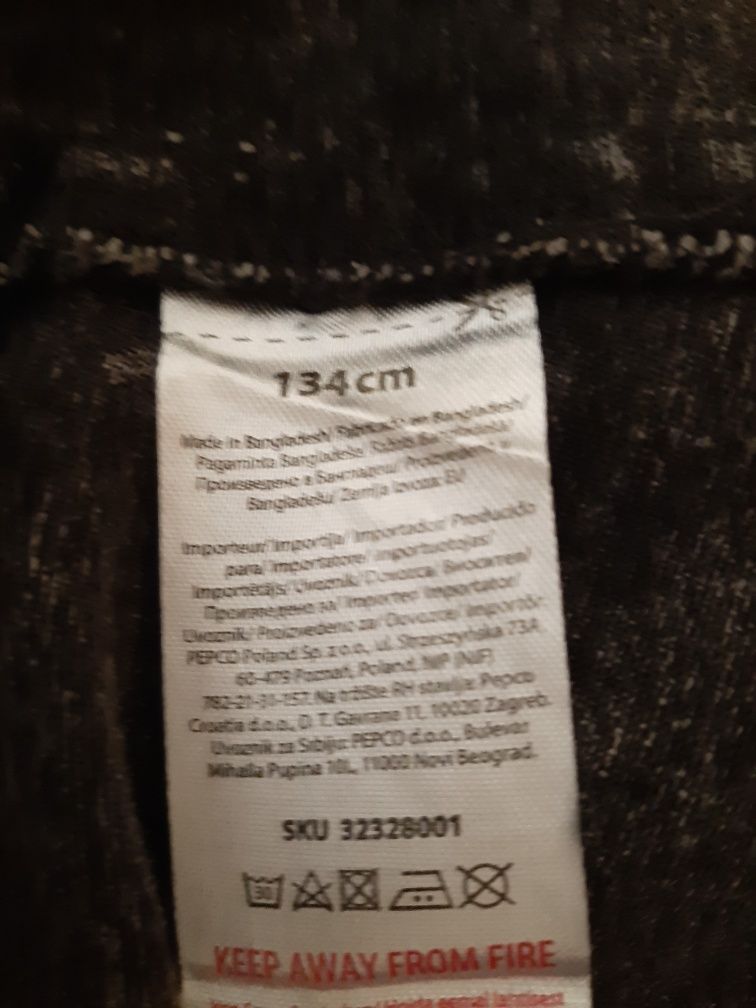 Сарафан темно-серый джинс Idestination р.134 см