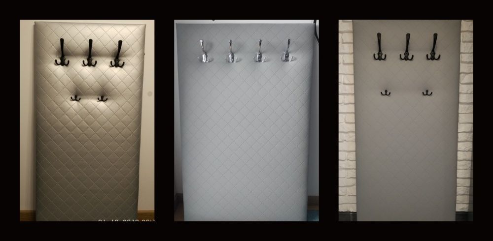 Wieszak tapicerowany Hit ekoskóra wybór kolorów