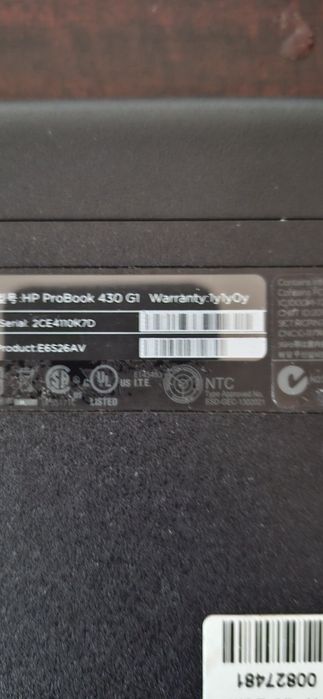 Portatil HP probook 43 G1