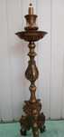 Świecznik / Lampa duży 83 cm mosiężny