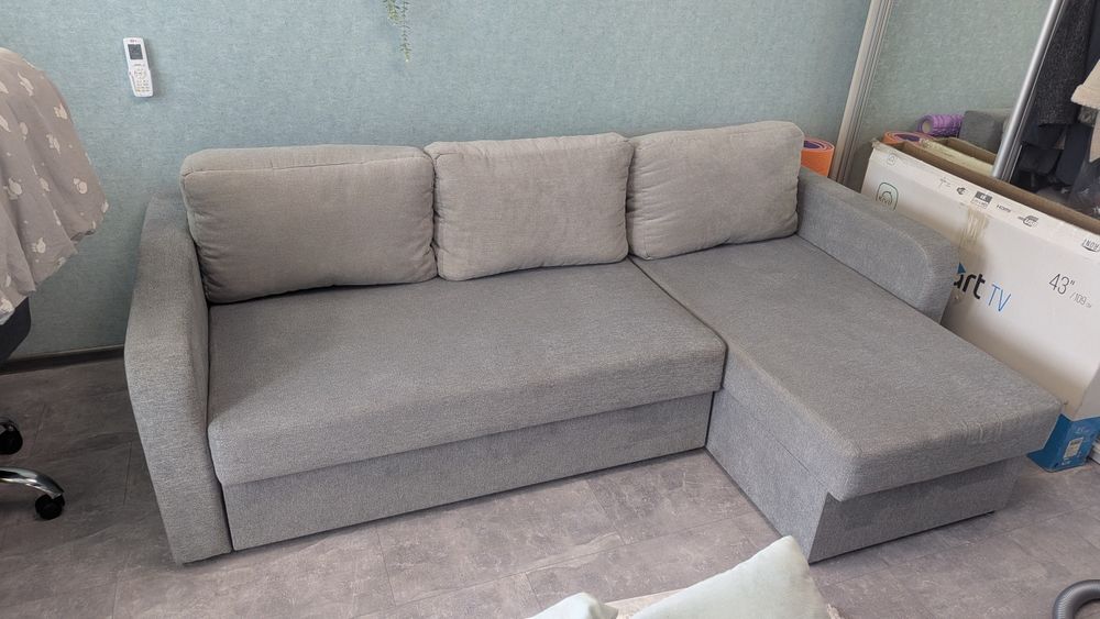 Диван кутовий Sofino Балтика сірий