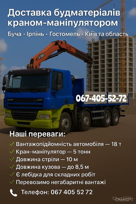 Фундаментні блоки,фбс, кільця, монтаж маніпулятор