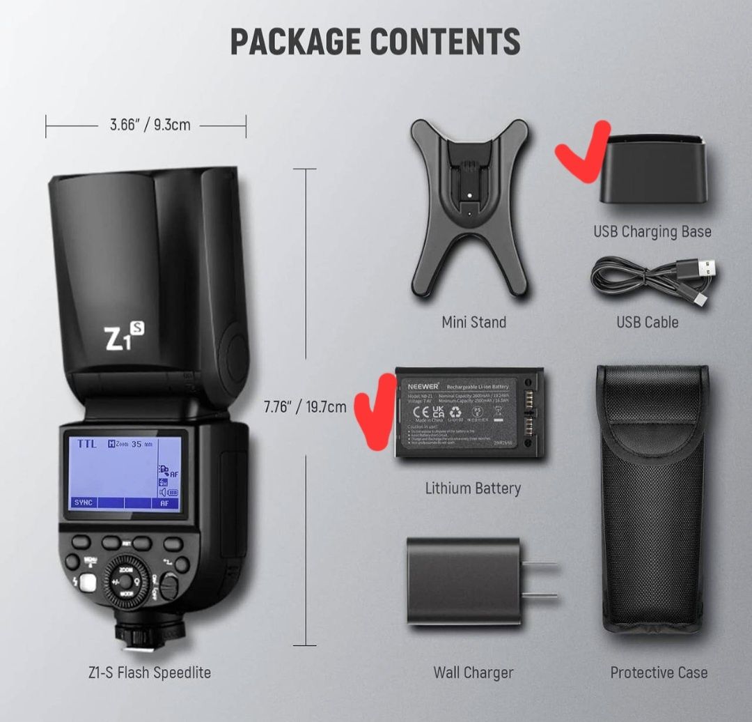 Вспышка Neewer Z1-S TTL круглая головка для Sony