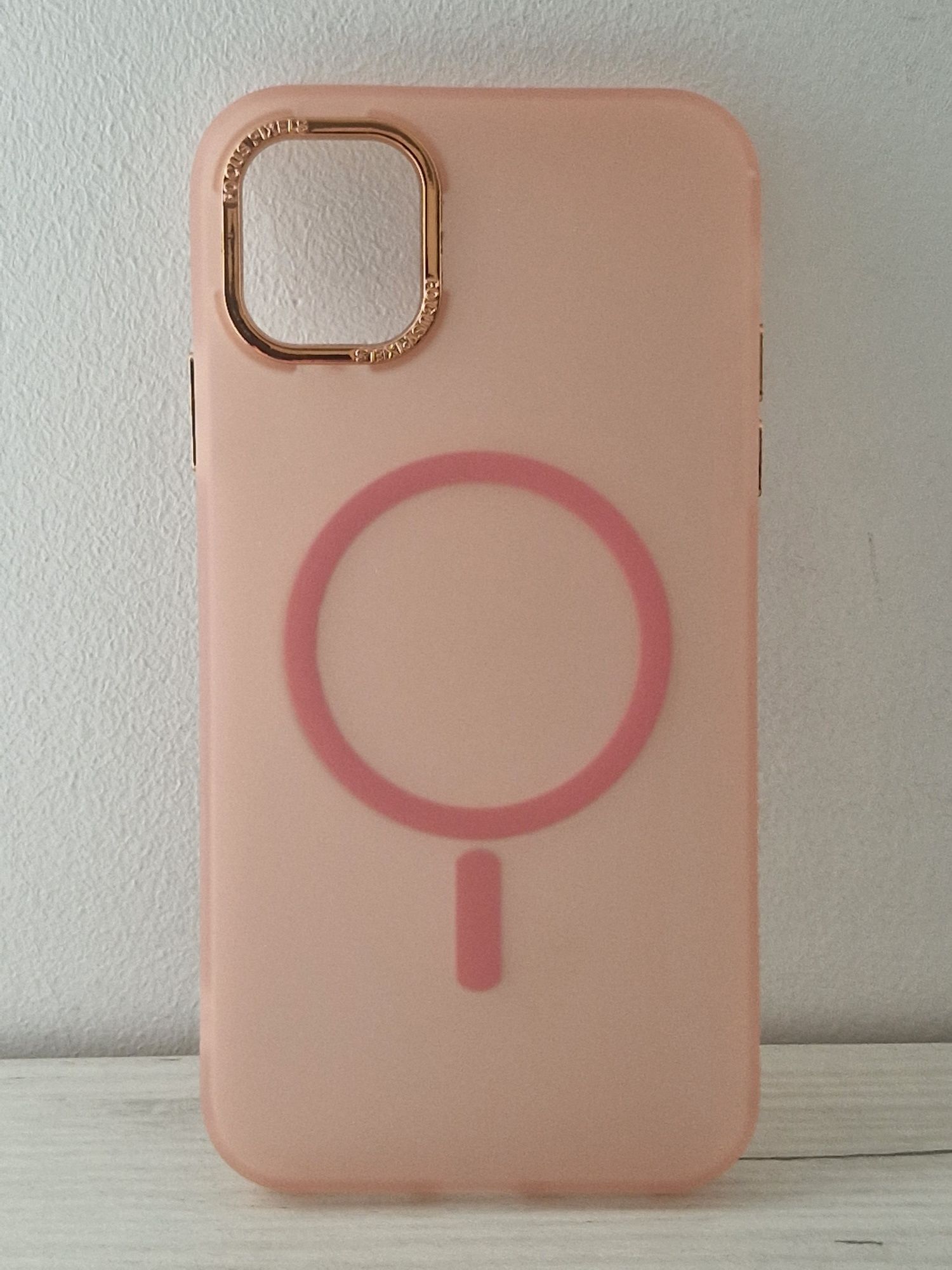 Magnetic Frosted Case do Iphone 11 Różowy