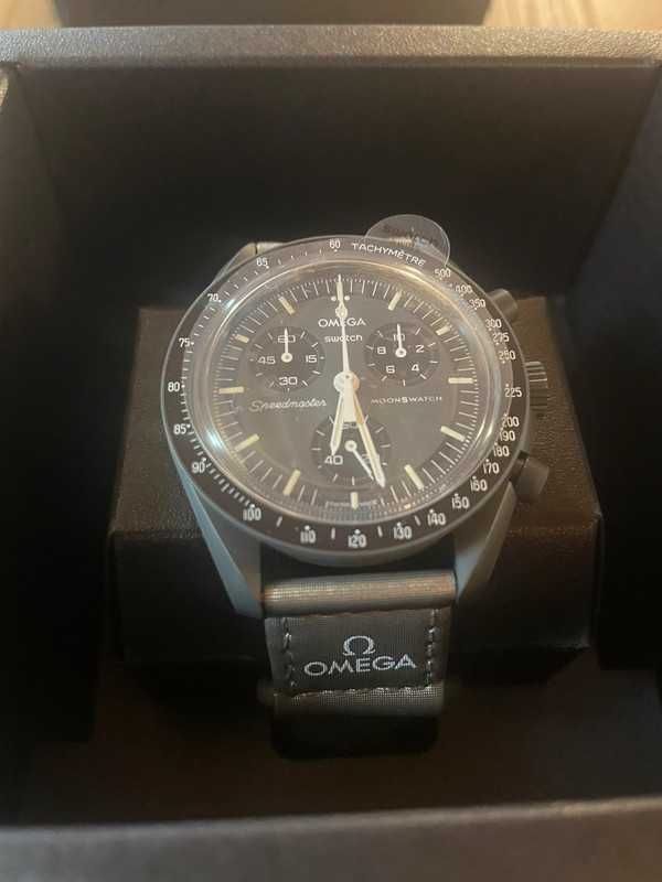 Zegarek Omega x Swatch SO33A100 Mission to Mercury - Trwały materiał