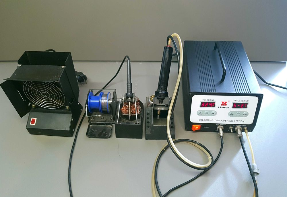 Stacja lutowniczo-rozlutownicza Xytronic LF8800, 100 Watt