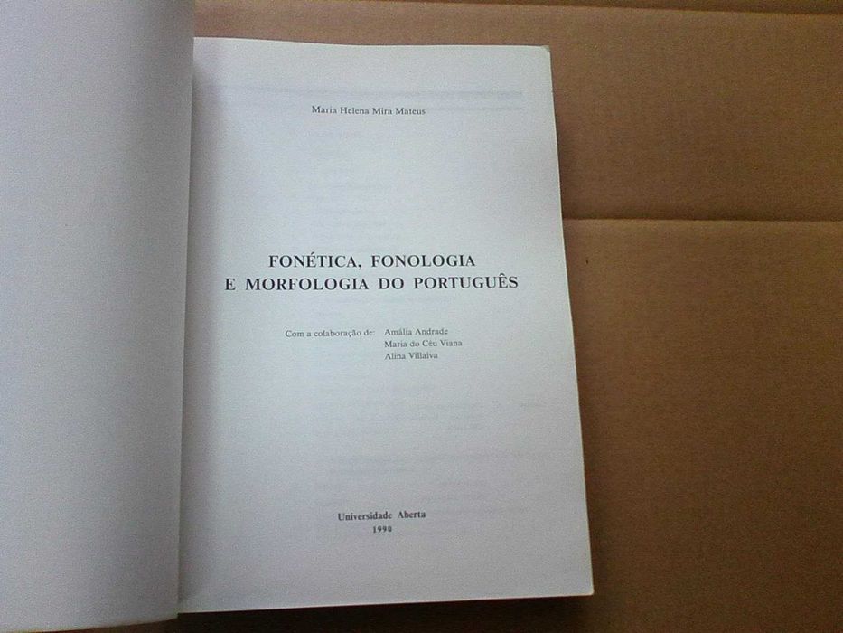 Fonética, fonologia e morfologia do português