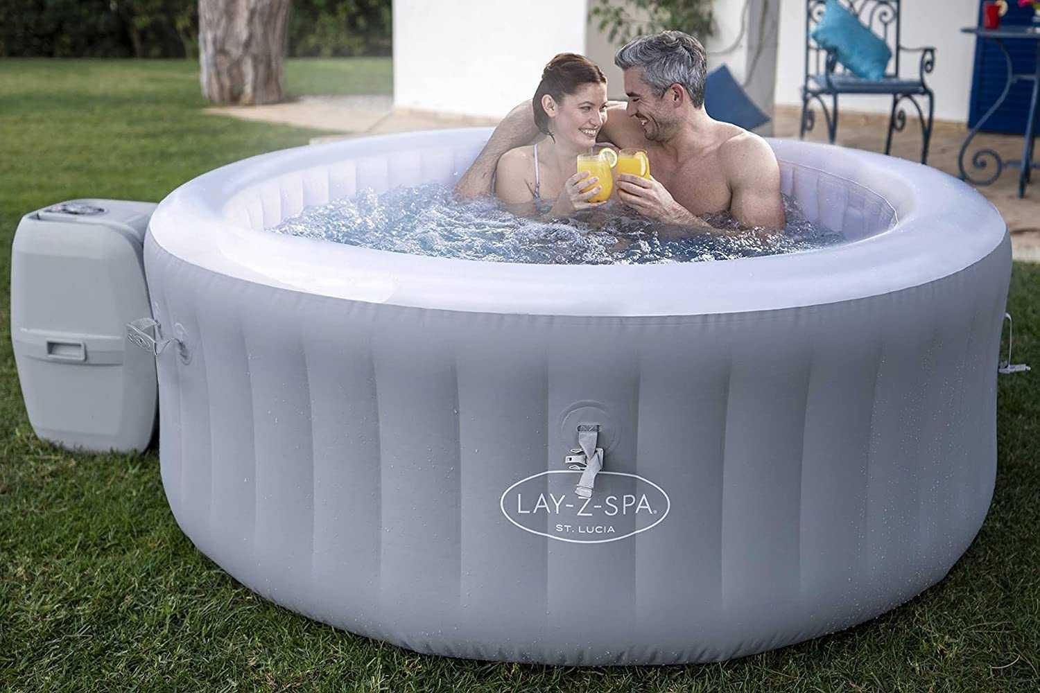 Basen Jacuzzi BESTWAY Lay Z Spa ST. LUCIA Masaże Bąbelki