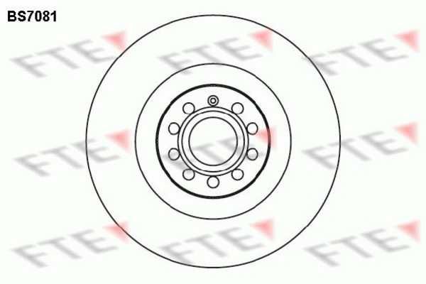 FTE BS7081 Tarcza hamulcowa A3 Superb II Leon 1P1