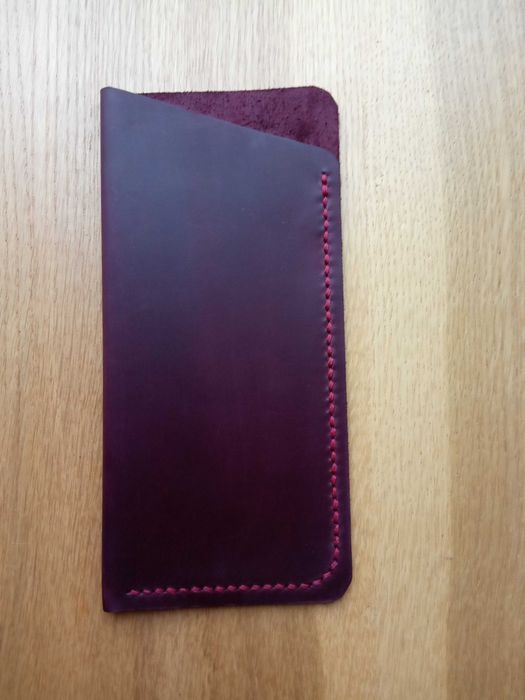 Чехол /футляр для очков из натуральной кожи ручной работы.