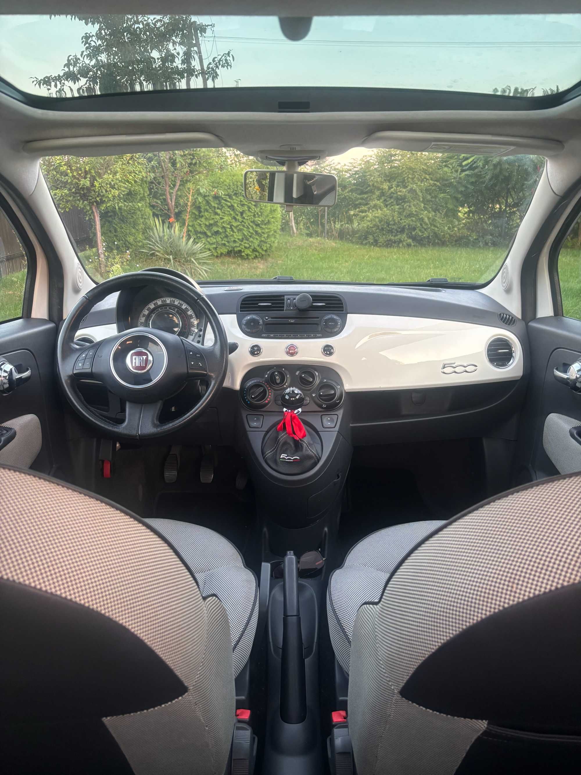Fiat 500 Wersja Lounge 1.2  Szklany Dach Klima Alufelgi Zadbany