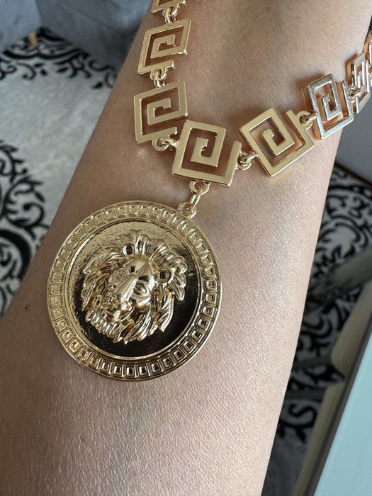 Komplet kolczyki i naszyjnik inspiracja znanej marki Premium