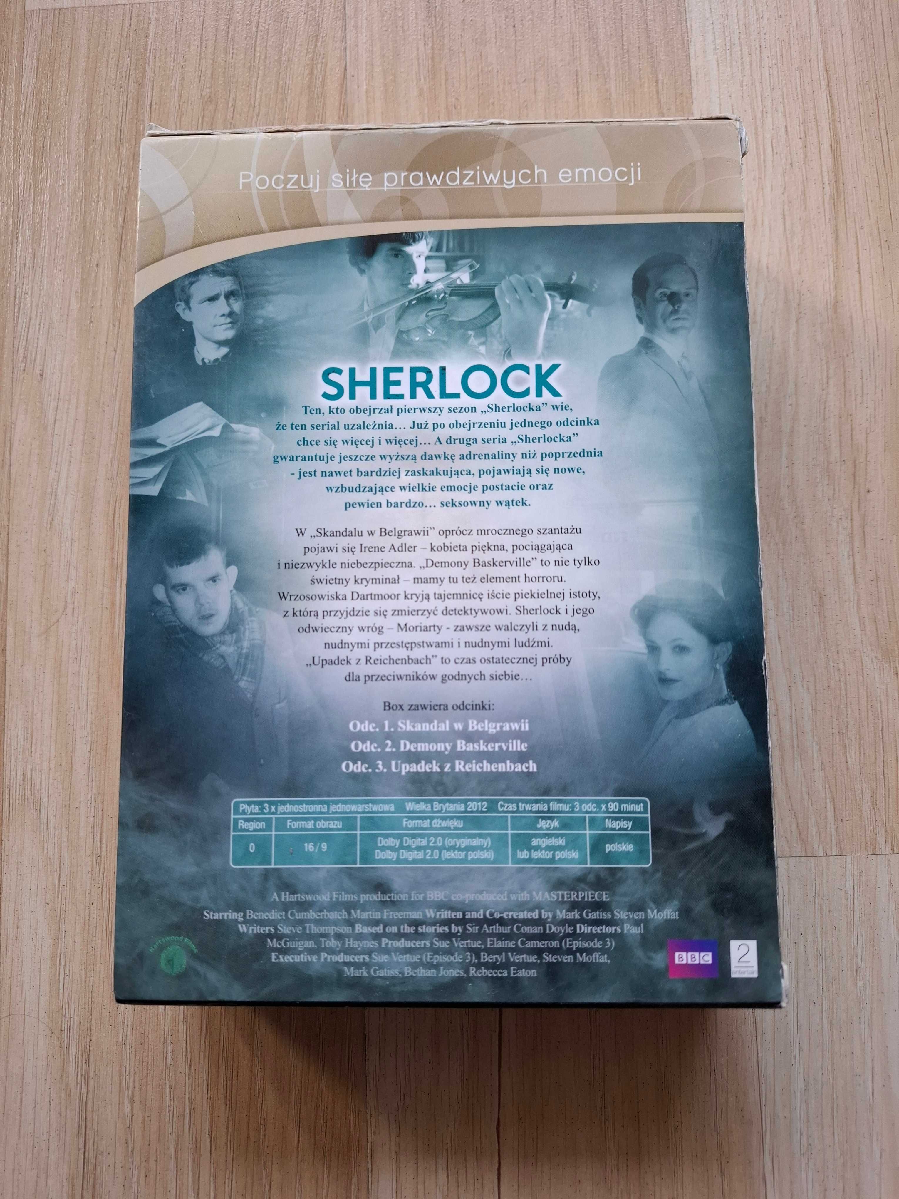 Sherlock Seria 2 BBC serial 3xDVD