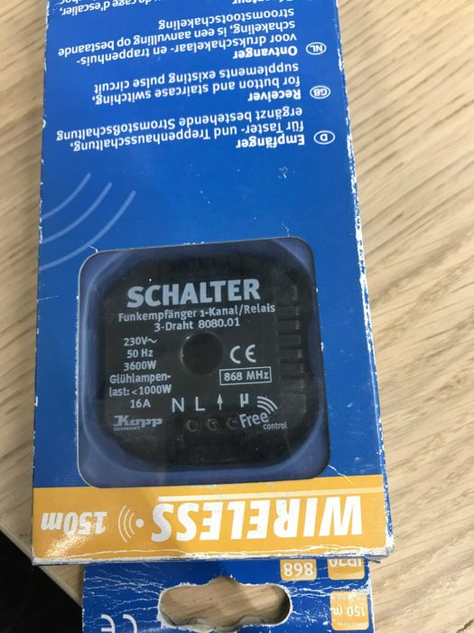 Bezprzewodowy odbiornik RECEIVER