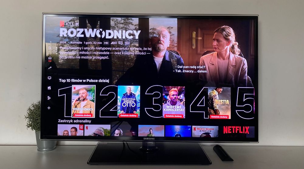 Tv’40’Smart,FullHd (Duży)599zł! 100%działa,100HzJak nowy! Samsung