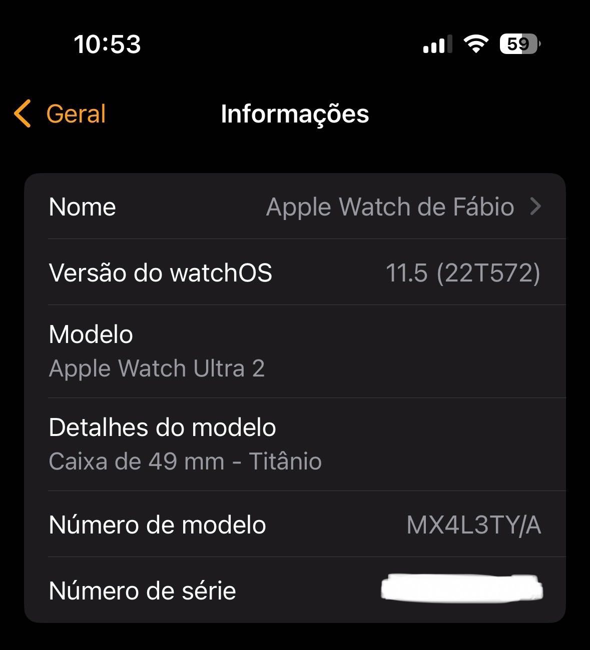 Apple Watch Ultra 2 Titânio 49mm com Garantia