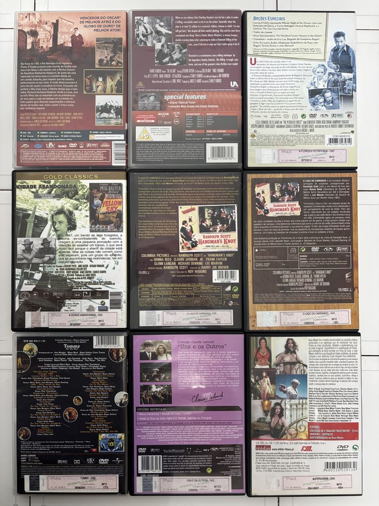 DVDs vários Lote 8