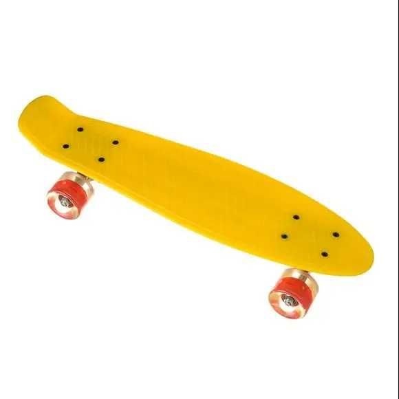 Скейт Пенні борд Best Board, , дошка = 55см, колеса PU зі світлом.