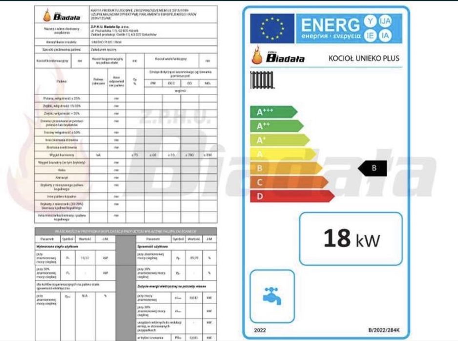 Kocioł Na drewno węgiel 18 kw do 180 m2 Dostawa0Zł Nadmuch Ruszt wodny