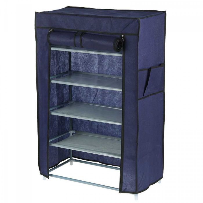 Складной тканевый полка-шкаф стеллаж для обуви Shoe Cabinet на 5 полок