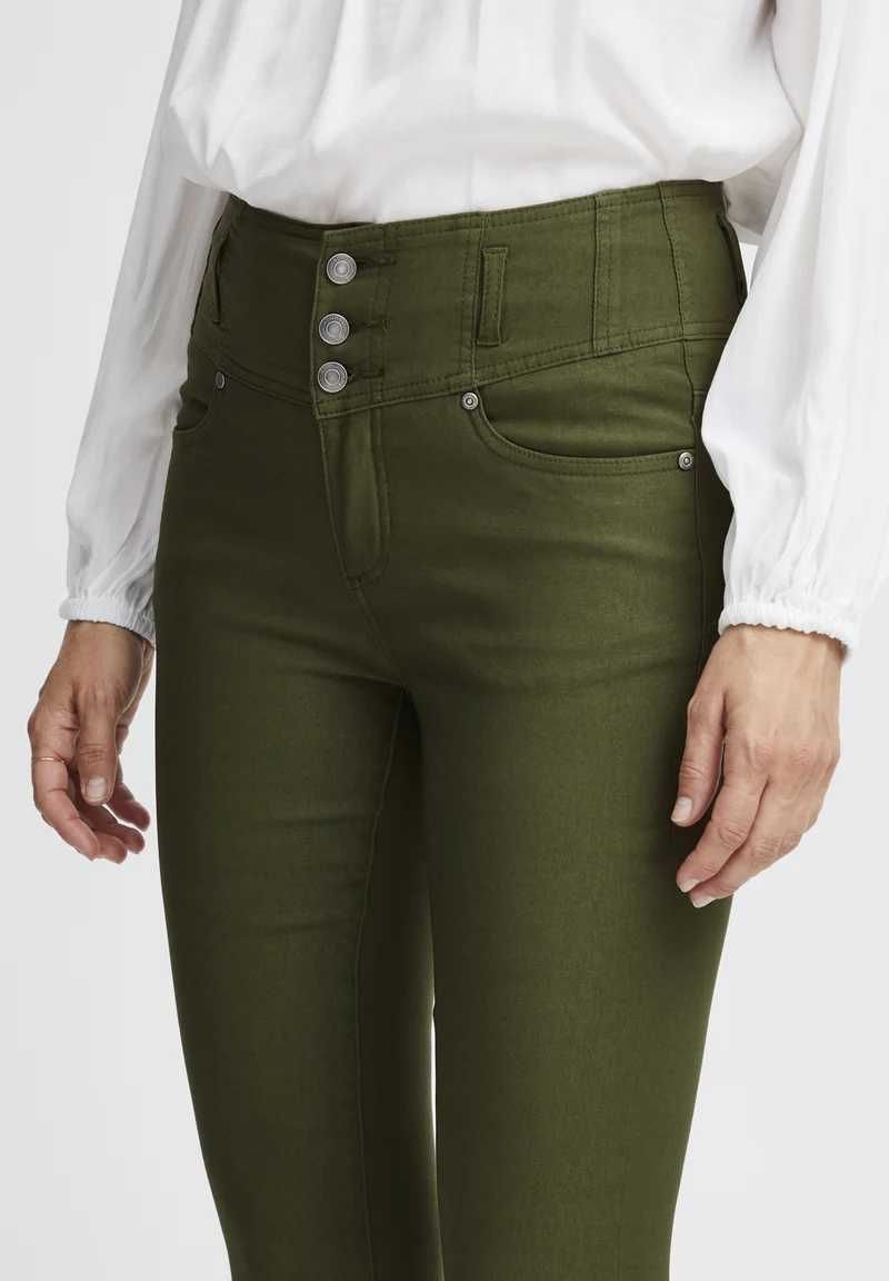 Fransa nowe spodnie damskie oliwkowe r.XS/S