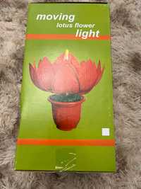 Lampka nocna kwiat lotosu lotus flower light noc