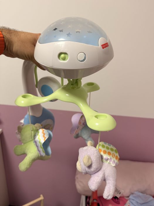 Móvel com ursinhos, brinquedos bebé