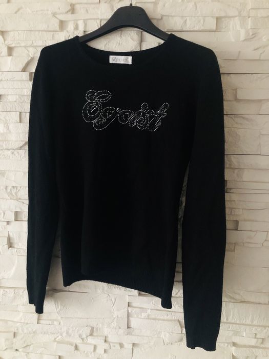 Bluza bluzka sweter kardigan Top Egoiste czarna black