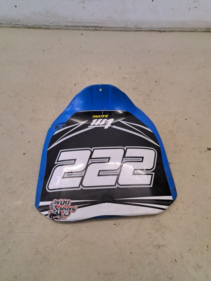 Pole numerowe plastron YAMAHA YZF 250 450 YZ TM RACING CROSS ENDURO