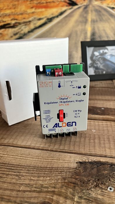 Regulador solar Alden (de marca) para autocaravana ou painel solar cas