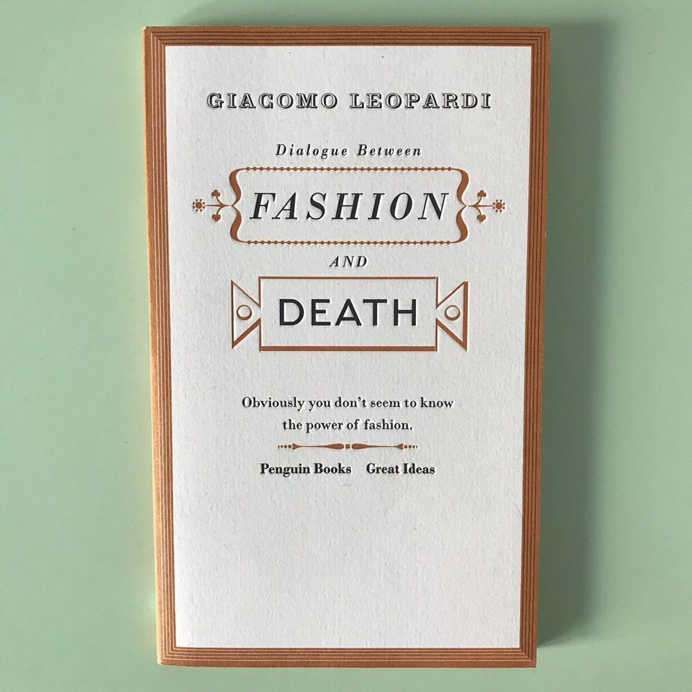 Giacomo Leopardi Dialogue Between Fashion and Death (ENG)