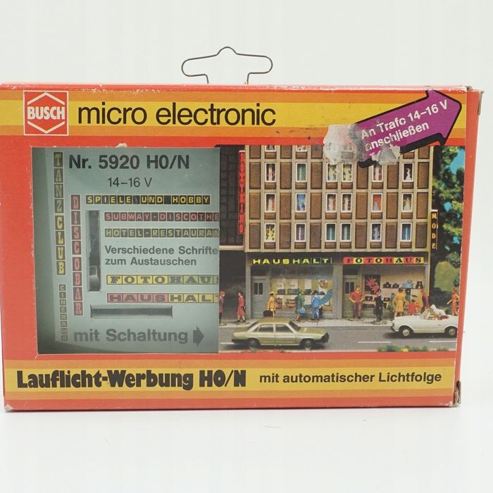 Busch 5920 - Reklama świetlna H0 TT N