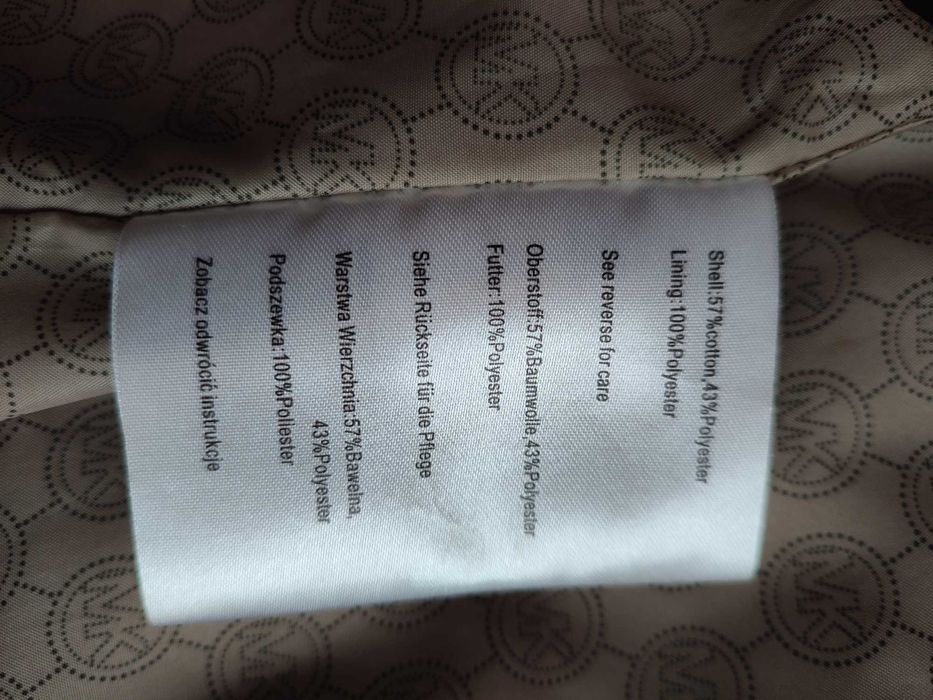 Płaszcz prochowiec trencz marki Michael Kors rozmiar M oryginalny