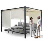 PERGOLA ogrodowa Para Sole ZONA 3x3x2m Wodoodporne zadaszenie ROLETY